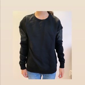 Rag & Bone Sweater with leather insert